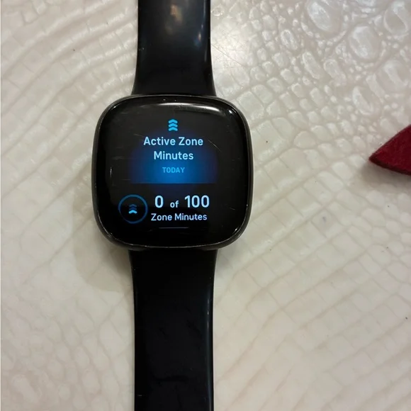 Fitbit Smart Fitness Watch with Black Band - Picture 5 of 9